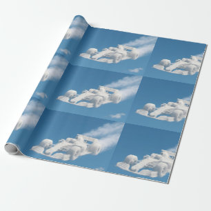 Bring mir Cloud Racer, surreal F1 Sky Art Premium  Geschenkpapier