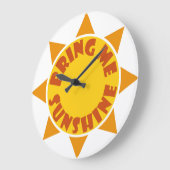 Bring mir die Sonnenscheinuhr Große Wanduhr (Winkel)