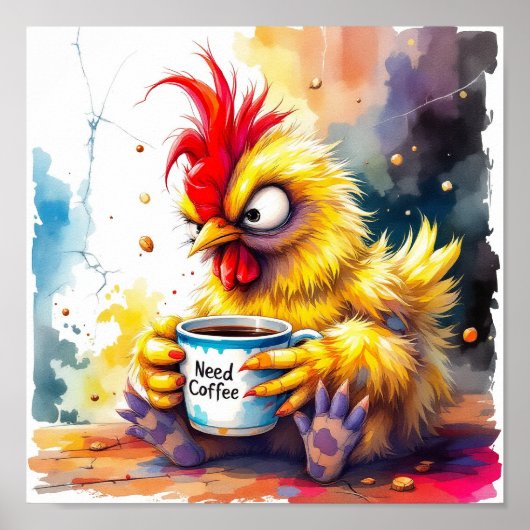 Bring mir jetzt Kaffee! Poster (Vorne)