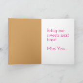 Bring mir Süßigkeiten Karte (Innenseite)