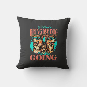 Bring My Dog Retro Hundeliebhaber Kissen