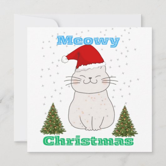 Bring the holiday cheer to life with Santa design Einladung (Rückseite)