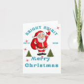 Bring the holiday cheer to life with Santa design  Einladung (Vorderseite)