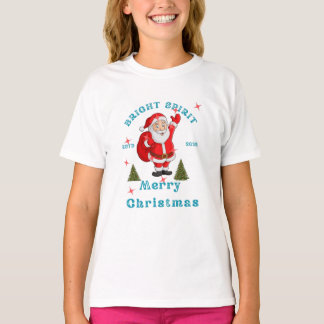 Bring the holiday cheer to life with Santa design  T-Shirt