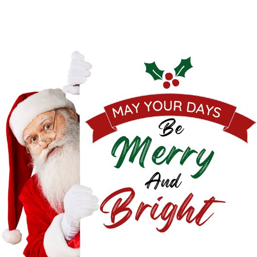 Bring the holiday cheer to life with Santa design  T-Shirt