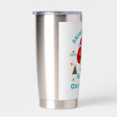 Bring the holiday cheer to life with Santa design  Thermobecher (Rechts)