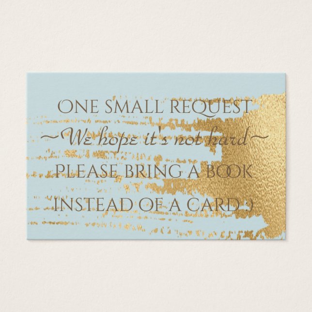 BringABook "Classic GoldB" Einsteckkarte/Personali (Vorderseite)