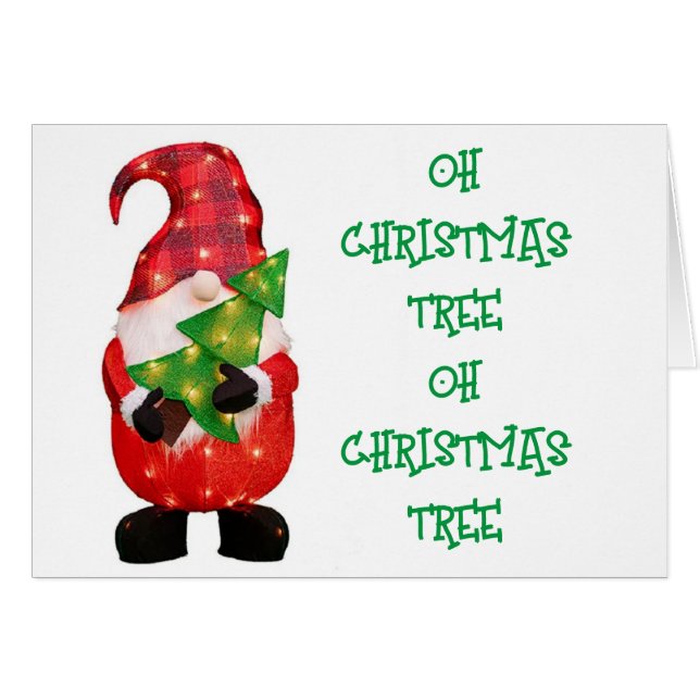 BRINGEN DES MISTLETOE SAYS GNOME (Vorderseite (Horizontal))