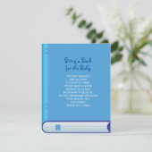 BRINGEN EINES BUCHS Blue Light Cover Showcard Einladung (Stehend Vorderseite)