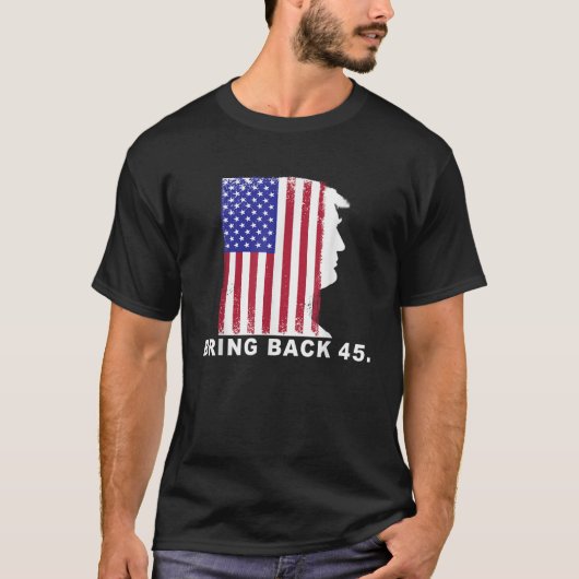 Bringen Sie 45 I Miss Trump Rettete unser Amerika T-Shirt (Vorderseite)