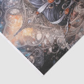 Bringen Sie Bling, Gold und Ruby Crown an Seidenpapier (Ausschnitt)