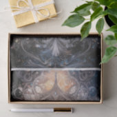 Bringen Sie Bling, Gold und Ruby Crown an Seidenpapier (Geschenk)