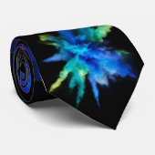 Bringen Sie das Tier in Ihrem Mann Roaring Neck Ti Krawatte (Gerollt)