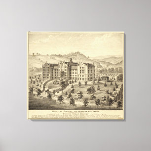 Bringen Sie de Chantal, nahe dem Drehen, West Leinwanddruck