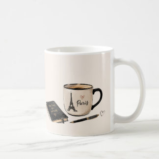 Bringen Sie den Charme von Paris in jede Kaffeepau Kaffeetasse
