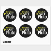 Bringen Sie den Planeten zurück Runder Aufkleber (Blatt)