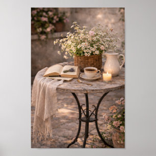 Bringen Sie den romantischen Charme der französisc Poster