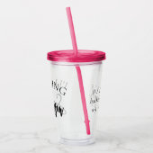Bringen Sie den Sarcasm | Chic Bachelorette Brautp Acryltrinkbecher (Links)