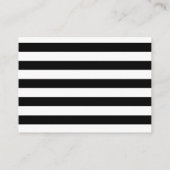 Bringen Sie die Babyausstattung mit Schwarz-weißen Begleitkarte (Rückseite)