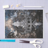 Bringen Sie die Bling, Silvery Funkelnd Tiara an Seidenpapier (Handwerk)