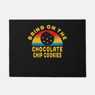 Bringen Sie die Chocolate Chip Cookies an Vintag Fußmatte