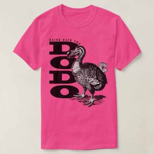 Bringen Sie die Dodo zurück T-Shirt (Design vorne)