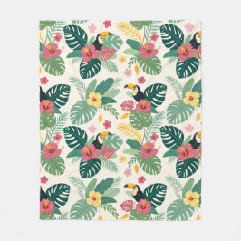 Bringen Sie die Dschungel-Zuhause Fleecedecke