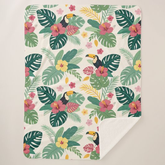 Bringen Sie die Dschungel-Zuhause Sherpadecke (Vorderseite)