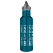 Bringen Sie die Flasche Edelstahlflasche (Links)