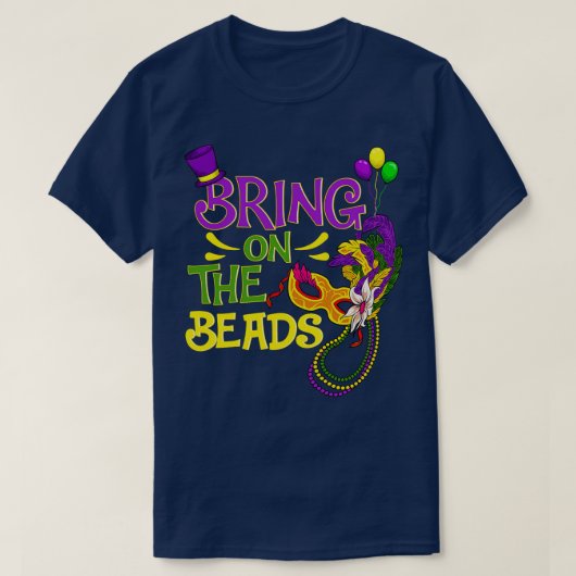Bringen Sie die Perlen an T-Shirt (Design vorne)