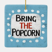Bringen Sie die Popcorn-Ornament Keramikornament (Rückseite)