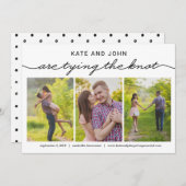 Bringen Sie die zweifelsfrei EDITABLE FARBE-Save t Save The Date (Vorne/Hinten)