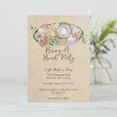 Bringen Sie ein Brettcharcuterie-Party mit Einladung (Stehend Vorderseite)