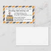 Bringen Sie ein Buch anstelle der Karte Gelb grau (Vorne/Hinten)