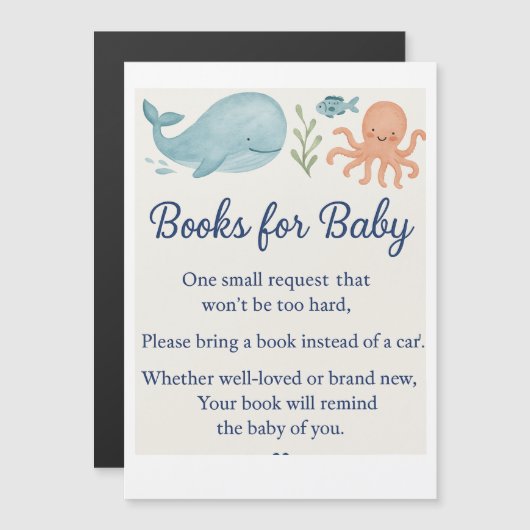 "Bringen Sie ein Buch anstelle einer Karte mit - B (Vorne/Hinten)