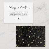 Bringen Sie ein Buch Baby Dusche Enclosure Celesti Begleitkarte (Vorne/Hinten)