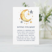 Bringen Sie ein Buch für Babywünsche mit. Niedlich Begleitkarte (Stehend Vorderseite)