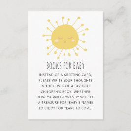 Bringen Sie ein Buch für Babywünsche mit. Niedlich Begleitkarte