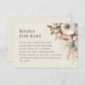 Bringen Sie ein Buch für Ihre Babyanfrage mit. Ele Begleitkarte (Vorne/Hinten)