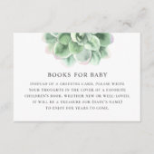 Bringen Sie ein Buch für Ihre Babyanfrage mit. Was Begleitkarte (Vorderseite)