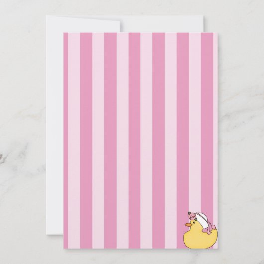 Bringen Sie ein Buch mit Baby Shower Invitation (G Einladung (Rückseite)