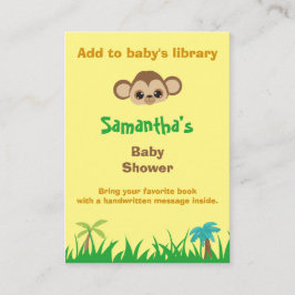 Bringen Sie ein Buch mit der Baby Safari-Abschluss Begleitkarte