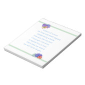 Bringen Sie ein Buch mit Succulent Baby Dusche Notizblock (Rotiert)