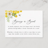 Bringen Sie ein Buch, Wasserfarbene Bienen und Mil Begleitkarte (Vorderseite)