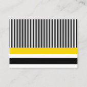 Bringen Sie eine Babydusche Schwarz-weiß Kariert Visitenkarte (Rückseite)