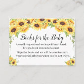 Bringen Sie eine Babyduschkarte mit dem Buch mit Platzkarte (Vorderseite)