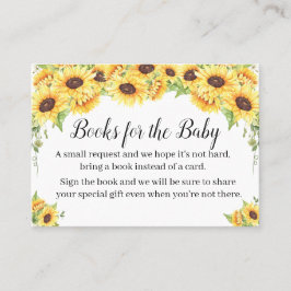 Bringen Sie eine Babyduschkarte mit dem Buch mit Platzkarte