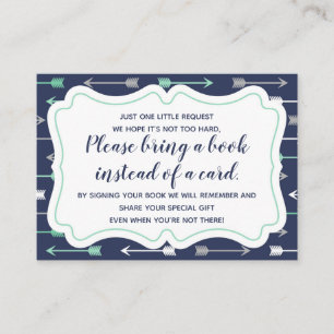 Bringen Sie eine Book Insert Card mit