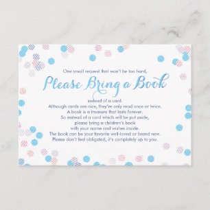 Bringen Sie eine Boy Blue Confetti Modern Insert C