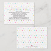 Bringen Sie eine Buchfarbe Punkte Moderne saubere Begleitkarte (Vorne/Hinten)